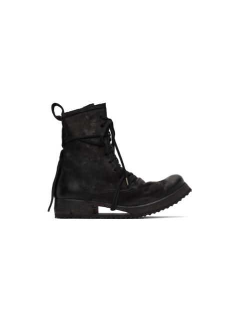 Boris Bidjan Saberi Black Lace-Up Boots