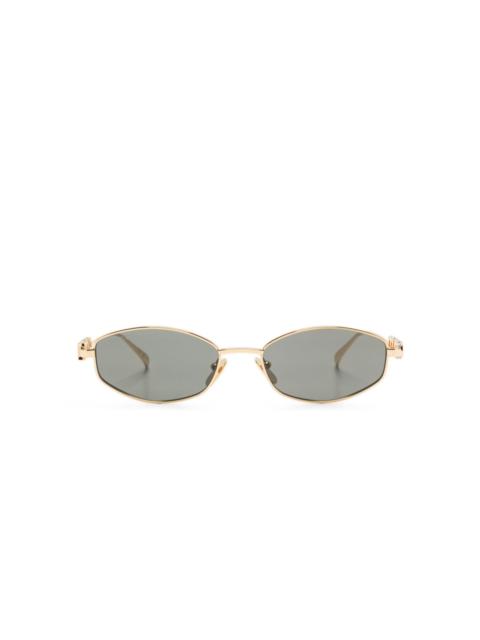 GUCCI geometric-frame sunglasses