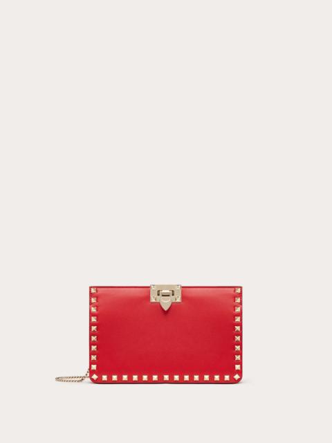 Valentino Rockstud Calfskin Clutch