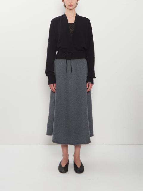 extreme cashmere n°388 Ease Cashmere Midi Skirt