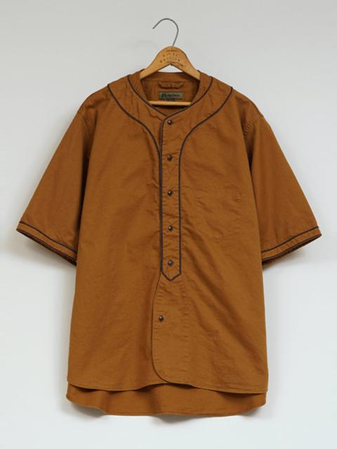 Baseball Shirt Short Sleeve Type 2 in Brown