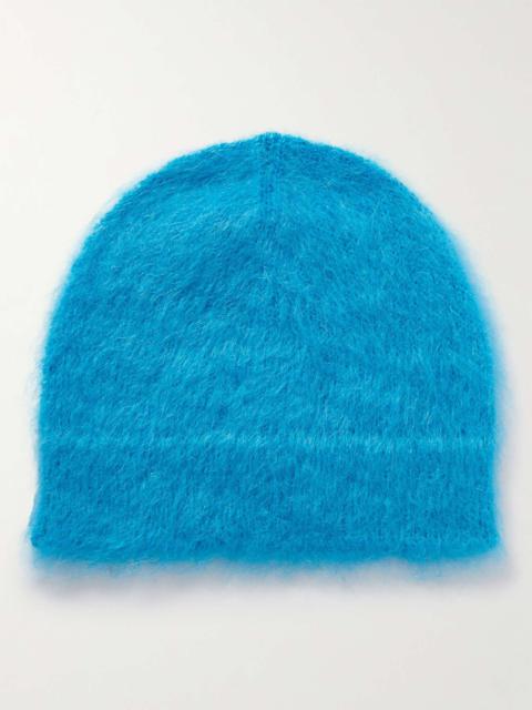 Brushed Mohair-Blend Beanie