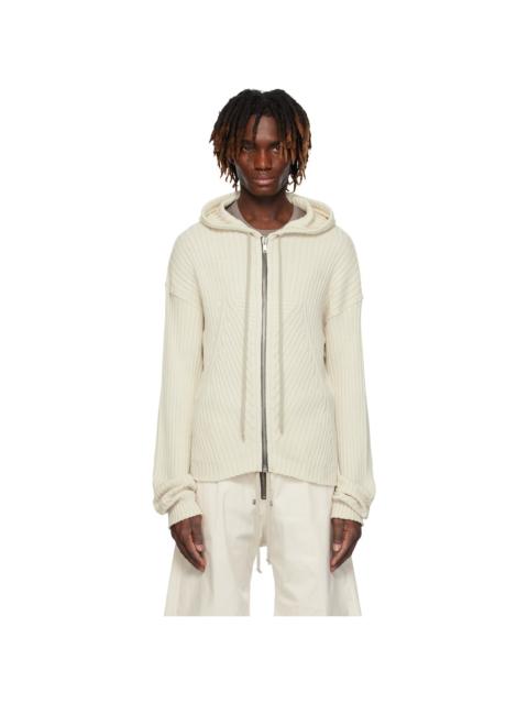 Rick Owens Off-White Hollywood Zipped Hoodie
