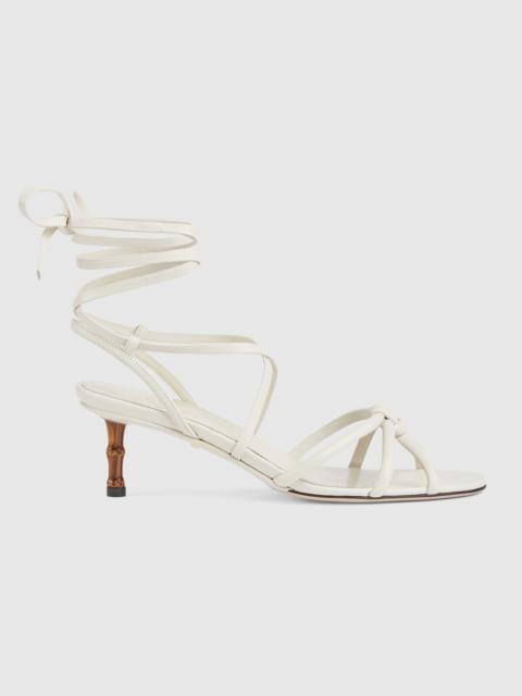 GUCCI Women's strappy sandal with bamboo