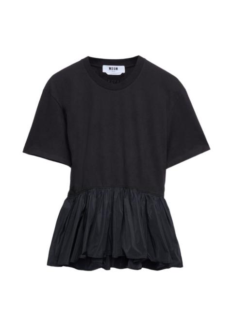 MSGM ruffled T-shirt