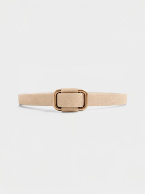 BROCHU WALKER The Saddle Suede Belt