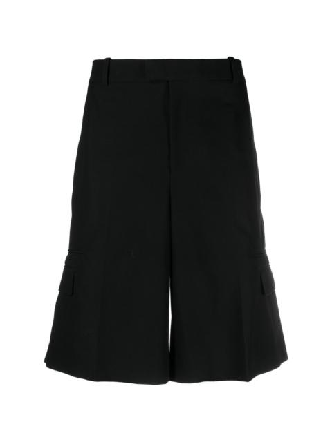 tailored cotton shorts