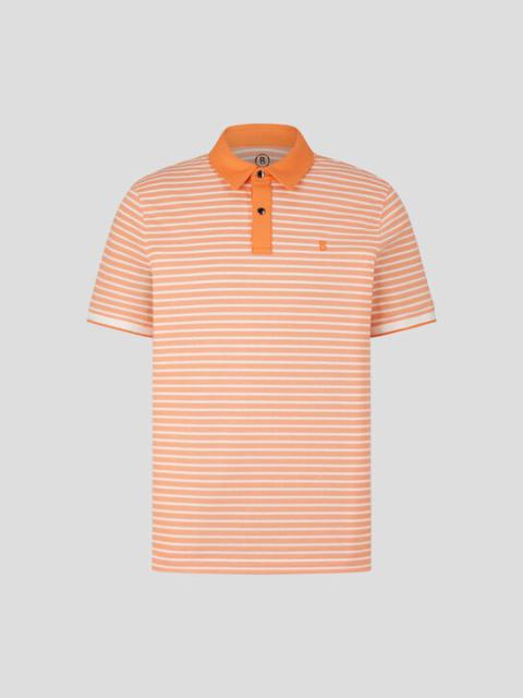 Timo Polo shirt in Orange/White