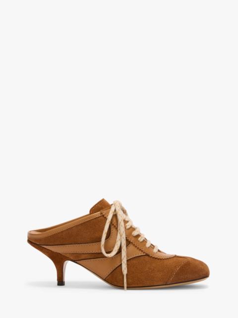 Dries Van Noten HEELED SUEDE SNEAKERS