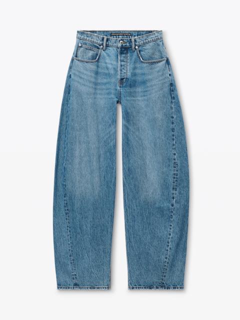 Alexander Wang Oversize Rounded Denim Jeans