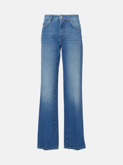 Dolce & Gabbana High-rise wide-leg jeans