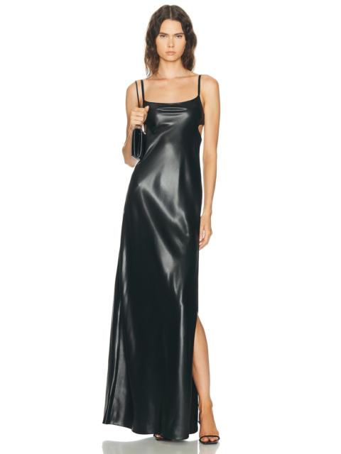 courrèges Lingerie Glossy Long Dress