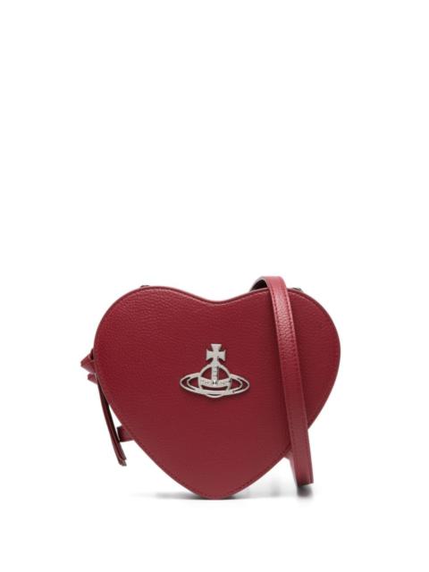 VIVIENNE WESTWOOD LOUISE HEART CROSSBODY BAG BLACK SILVER PARLOUR X –  Parlour X