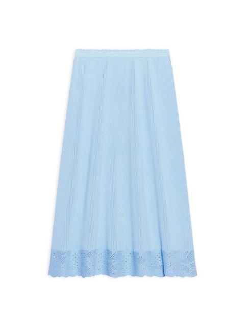 BALENCIAGA Women's Slip Skirt in Indigo