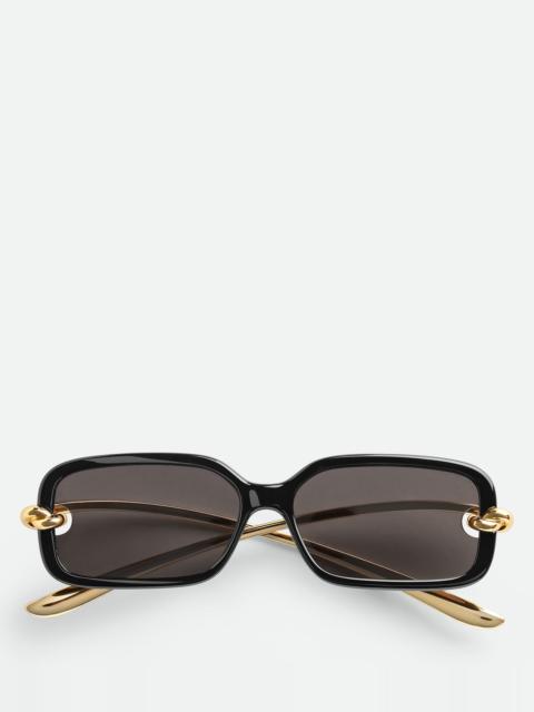 Bottega Veneta Knot Rectangular Sunglasses