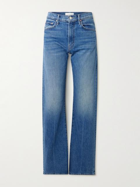 MOTHER Lasso Sneak Mid-rise Straight-leg Jeans