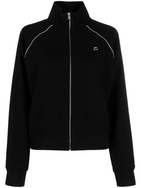 TORY BURCH crepe track jacket