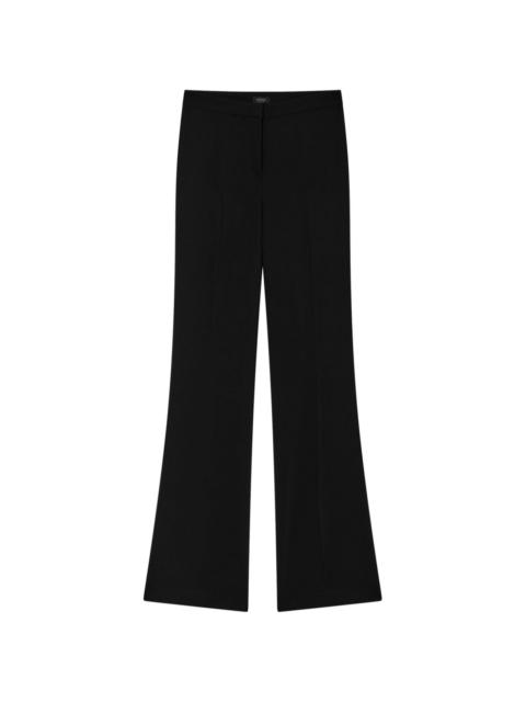 high-waisted trousers