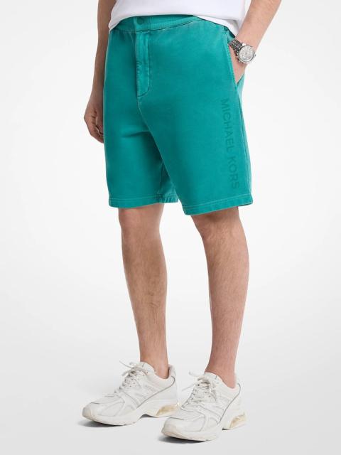MICHAEL KORS Garment-Dyed Cotton Shorts