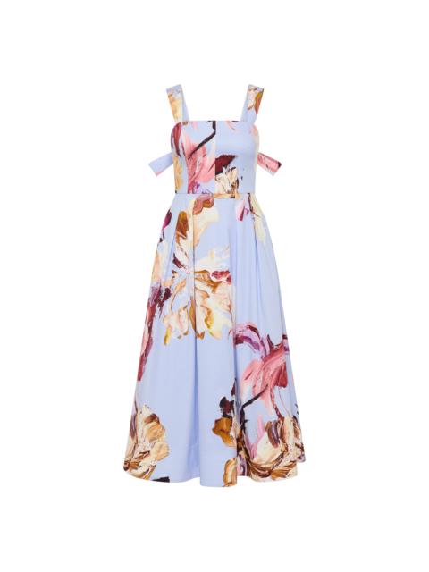 REBECCA VALLANCE Fleur De Lis Midi Dress