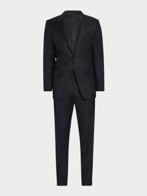 TOM FORD Men's Wool-Silk Master Twill Suit