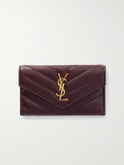 SAINT LAURENT Cassandre Matelassé Leather Wallet