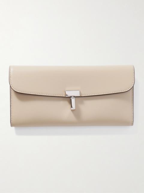 TOTEME T-lock Textured-leather Wallet