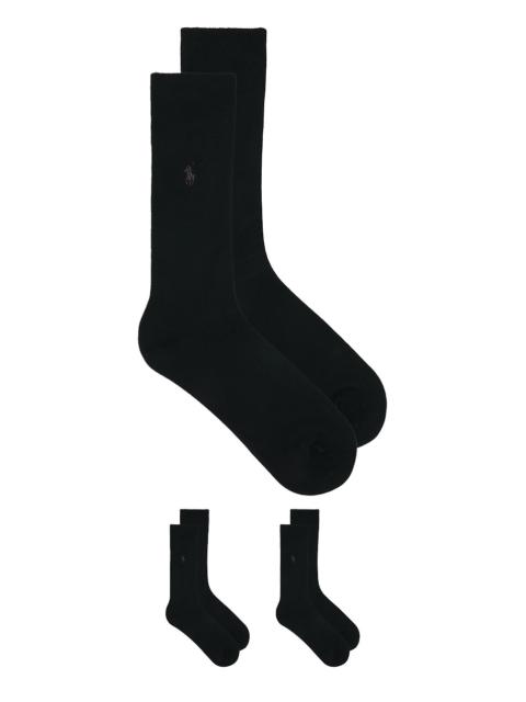 Polo Ralph Lauren Soft Touch Flat Knit Dress Socks 3-Pack