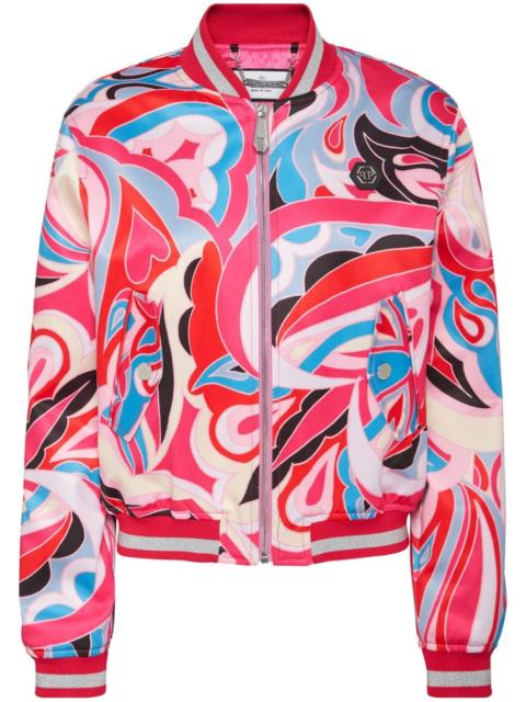 PHILIPP PLEIN Colorful Circus bomber jacket