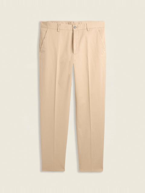 SLOWEAR Straight-fit comfort cotton trousers