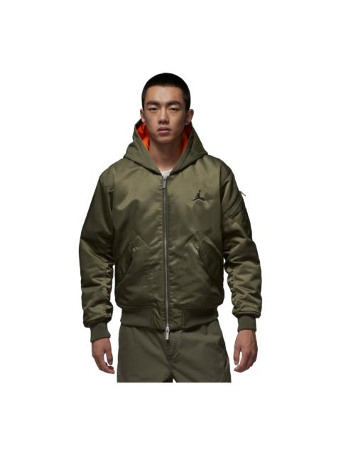 Jordan Air Jordan Renegade Flight Therma-Fit Hooded Jacket 'Medium Olive Starfish' HV0541-222