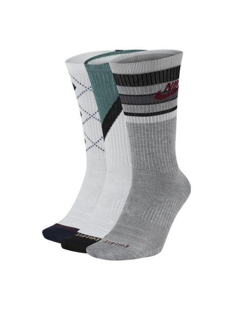 Nike Nike SB Everyday Max Lightweight Mid-calf skate socks (3 pairs) 'Multi Color' SK0096-967