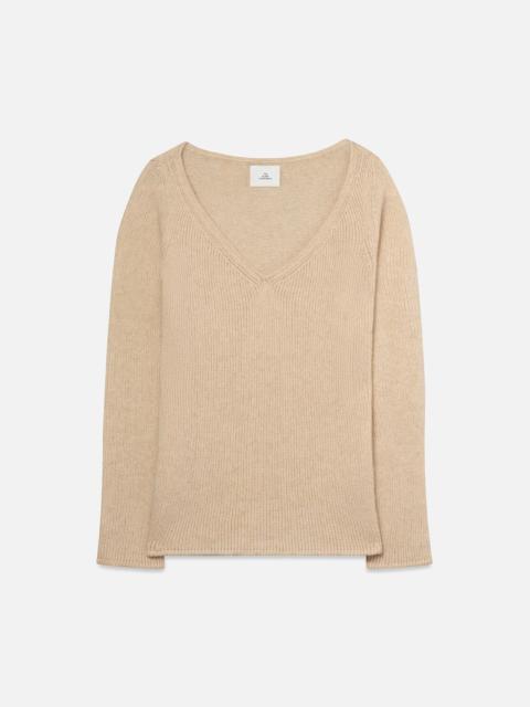 The Elder Statesman OFF SHOULDER V-NECK