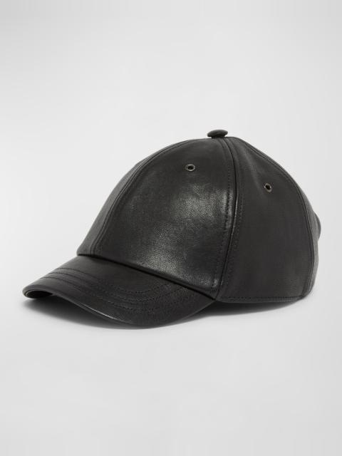 SAINT LAURENT Patent Leather Baseball Hat