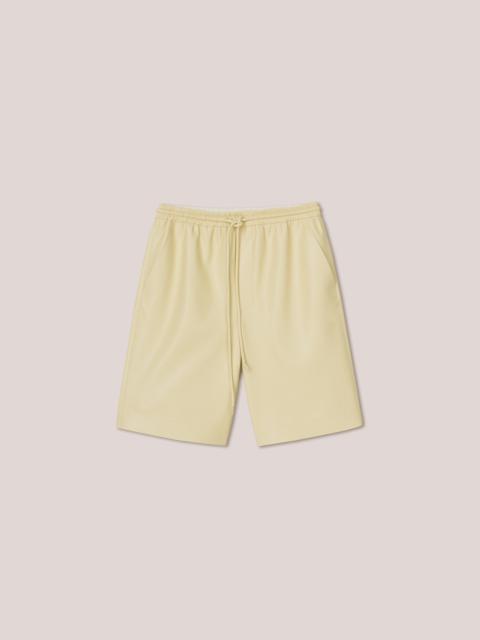 Nanushka MUNIRA - Karate silouette OKOBOR™ alt-leather shorts - Hay
