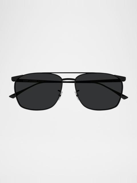 SAINT LAURENT Men's SL 796 Vincent Metal Aviator Sunglasses