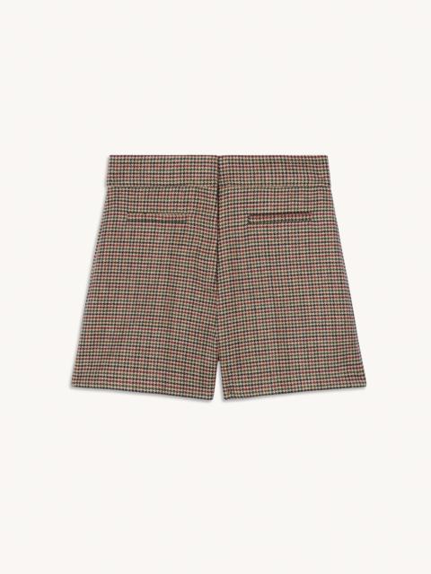 Sandro Houndstooth shorts