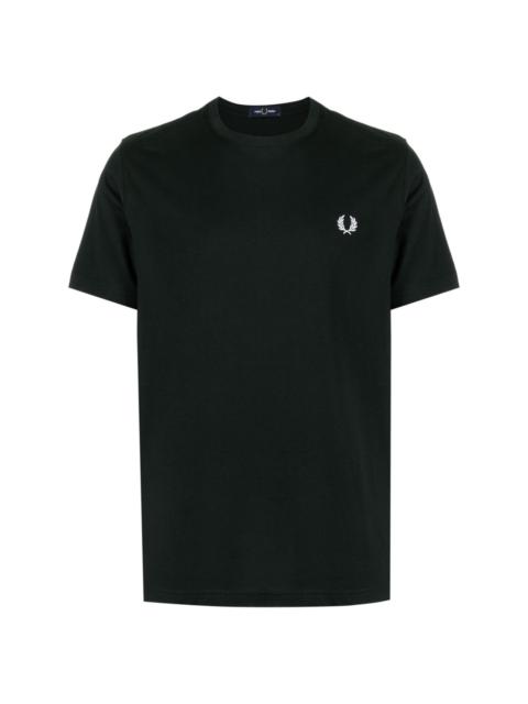 logo-embroidered cotton T-shirt