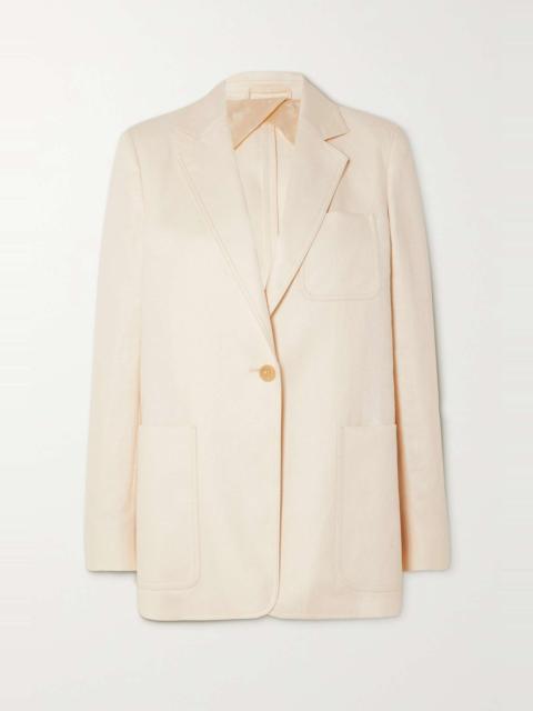 Boemia linen-twill blazer