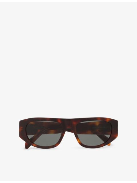 CELINE CL40334U Irregular-Frame Acetate Sunglasses