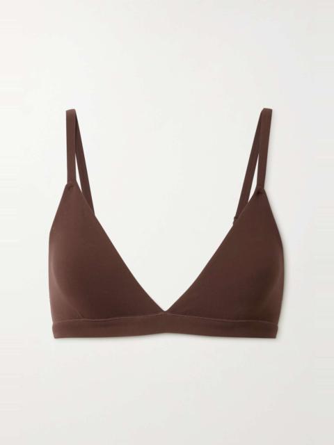 SKIMS Fits Everybody triangle bralette - Navy
