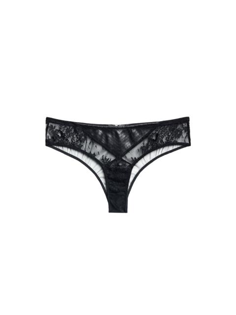 Fleur du Mal Lace & Vegan Leather Hipster