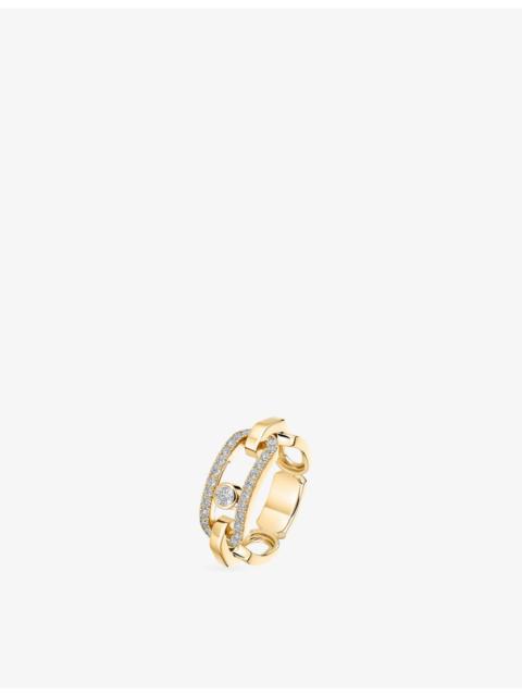 MESSIKA Move Link 18ct gold and 0.45ct diamond ring