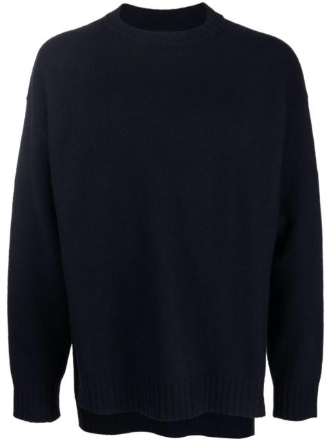 drop-shoulder long-sleeve jumper