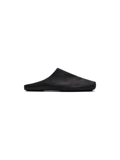 UMA WANG Black Ballet Slipper Loafers