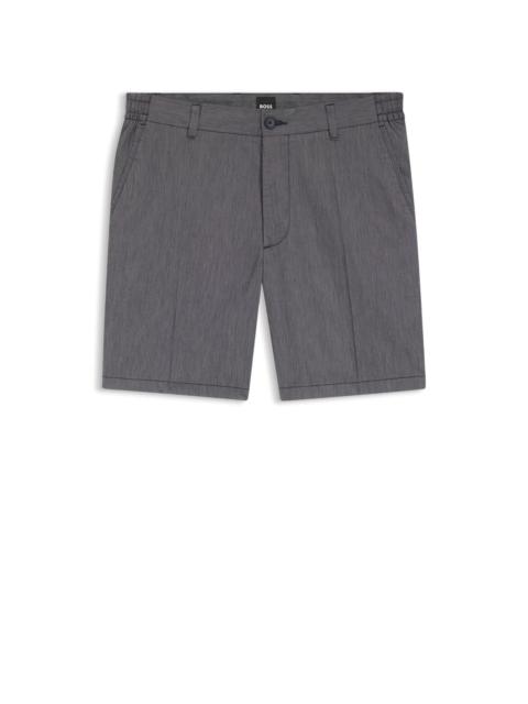 BOSS STRETCH-COTTON SHORTS IN A MODERN FIT