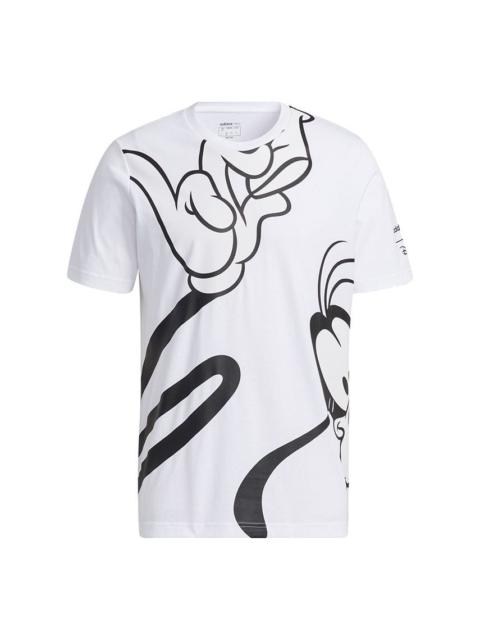 adidas neo x Disney U Mf Tee 1 Goofy Print Short Sleeves T Shirt Men's White HF0449