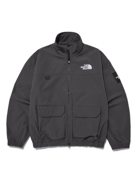 THE NORTH FACE FW22 Logo Crop Jacket 'Grey' NJ3BN51L