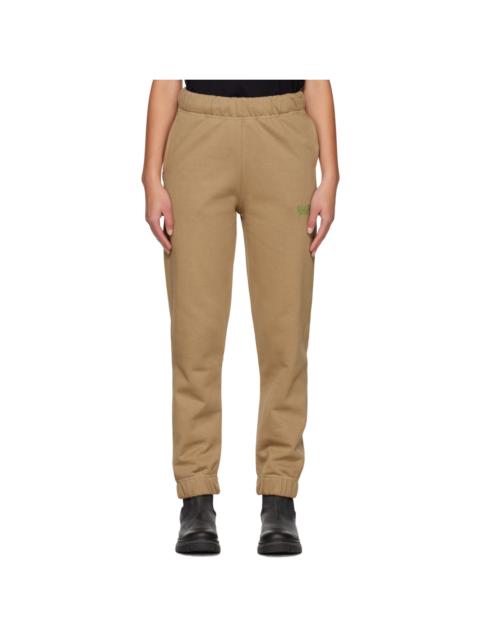 GANNI Tan Software Elasticized Cuff Lounge Pants