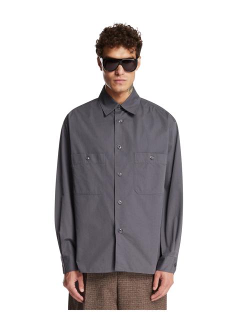 Lemaire Gray Cotton Shirt